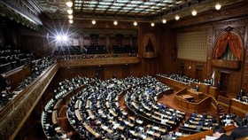 Toàn cảnh phiên họp Quốc hội Nhật Bản tại Tokyo ngày 18-1. Ảnh: TTXVN