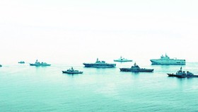 Tàu chiến các nước tham gia tập trận ARC21