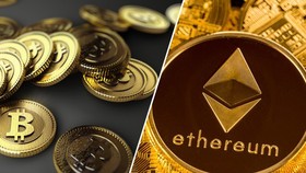 Tiền ảo bitcoin và ETH