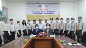 Quang cảnh lễ ký kết giữa Seaspimex và Transimex