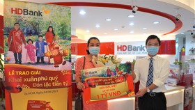 Khách hàng trúng hơn 11 tỷ đồng từ HDBank