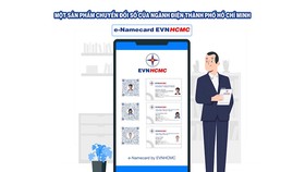 EVNHCMC số hóa hoạt động giao tiếp với danh thiếp điện tử