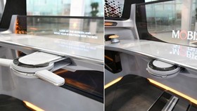 Vô lăng có thể di chuyển của Hyundai Mobis