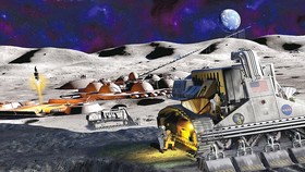Mô phỏng một trạm khai thác năng lượng từ Mặt trăng của NASA