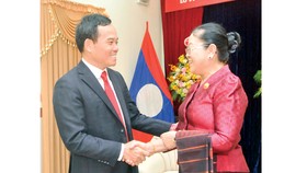 Lãnh đạo TPHCM chúc Tết cổ truyền Lào