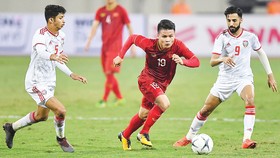 Quang Hải (giữa) và đội tuyển Việt Nam tự tin bước vào trận tái đấu với UAE. Ảnh: DŨNG PHƯƠNG