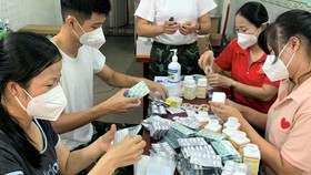 Trạm y tế nỗ lực điều trị F0