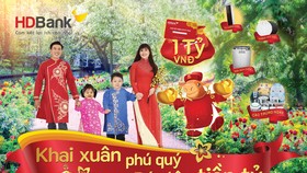 Gửi tiết kiệm ở HDBank nhận lộc tiền tỷ