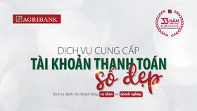 Agribank cung cấp dịch vụ tài khoản thanh toán số đẹp cho khách hàng cá nhân và doanh nghiệp