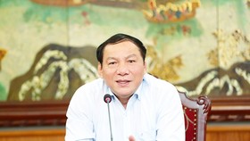 Bộ trưởng Bộ VH-TT-DL Nguyễn Văn Hùng. Ảnh: MAI AN