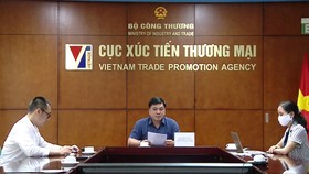Hội nghị Giao thương trực tuyến XTTM và hợp tác giữa doanh nghiệp Việt Nam - Chile. Ảnh: CXT