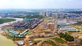 Khu dân cư mới tại Long Thạnh Mỹ, quận 9 được quy hoạch hiện đại. Ảnh: HOÀNG HÙNG