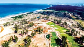 Một dự án sân golf tại miền Trung nằm trên đất rừng phòng hộ.