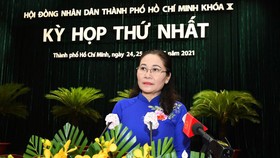 Bà Nguyễn Thị Lệ tái đắc cử Chủ tịch HĐND TPHCM khóa X