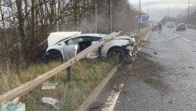 Tan tành chiếc siêu xe Lamborghini của thủ môn Manchester United