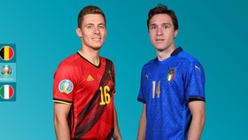 Thorgen Hazard và Enrico Chiesa