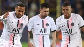 Neymar, Messi và Kylian Mbappe