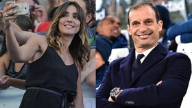Max Allegri và người yêu cũ Ambra