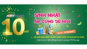 Mừng sinh nhật 10 tuổi, HTVCo.op triển khai nhiều chương trình tri ân người tiêu dùng