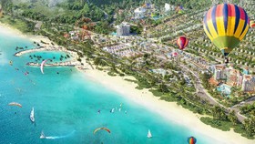Phối cảnh công viên biển NovaWorld Phan Thiet