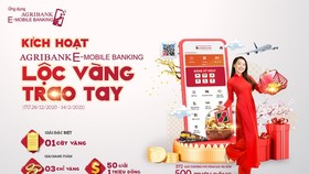 Rộn ràng đón năm mới cùng “Kích hoạt Agribank E-Mobile Banking - Lộc vàng trao tay”