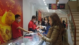 Giá vàng tăng 250.000 đồng phiên đầu năm mới