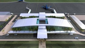 Phối cảnh Cảng hàng không Sa Pa. (Nguồn: baotainguyenmoitruong.vn)