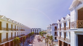 Hình thực tế dự án Nhà phố liên kế Cité D’amour.