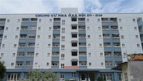 Dự án chung cư nhà ở xã hội D7-D10 (phường Mỹ Bình, thành phố Phan Rang-Tháp Chàm) góp phần giải quyết nhu cầu về nhà ở cho người có thu nhập thấp. (Ảnh: Nguyễn Thành/TTXVN)