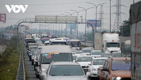 Phương tiện thường xuyên ùn tắc tại cửa ngõ về phía Nam Thủ đô trước và sau dịp nghỉ Lễ.