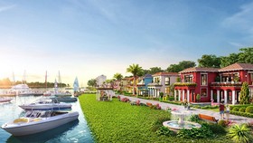 Phối cảnh biệt thự biển tầm nhìn sông cùng bến du thuyền ấn tượng tại phân kỳ Habana Island (NovaWorld Ho Tram, Bà Rịa – Vũng Tàu)
