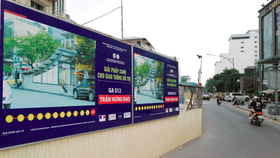 Nhà ga S12 (khu vực ga Hà Nội) đang tạm dừng thi công. Ảnh: Ngọc Thành.