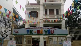 Do gặp khó khăn về tài chính, chủ cơ sở mầm non TK Bé Yêu đã phải xin giải thể cơ sở này. (Ảnh: NVCC)