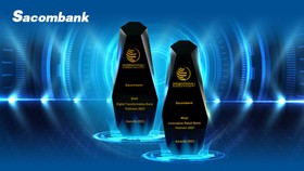 Sacombank nhận giải thưởng quốc tế từ International Business Magazine