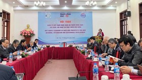 Viện trưởng Viện Nghiên cứu Quản lý kinh tế Trung ương (CIEM) Trần Thị Hồng Minh phát biểu khai mạc hội thảo