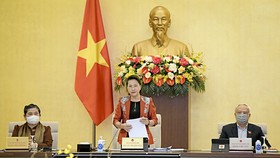 Chủ tịch Quốc hội Nguyễn Thị Kim Ngân phát biểu khai mạc phiên họp