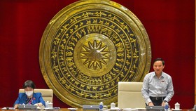 Phó Chủ tịch Quốc hội Nguyễn Khắc Định chủ trì phiên họp
