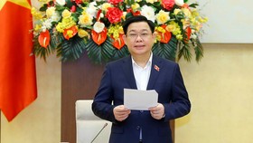 Chủ tịch Quốc hội chủ trì họp về chiến lược xây dựng và hoàn thiện nhà nước pháp quyền XHCN
