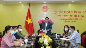 ĐBQH Phạm Hùng Thắng (Hà Nam) phát biểu