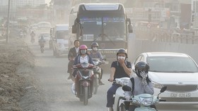 Có đến 29/30 quận, huyện và thị xã ở Hà Nội có nồng độ bụi PM2.5 ở mức cao