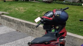 Chiếc xe của anh Thái Đăng Phú