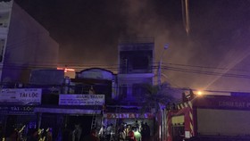 Căn nhà nơi xảy ra vụ cháy. Ảnh: CHÍ THẠCH