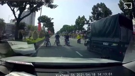 Hình ảnh vụ việc cắt từ clip