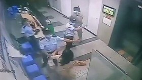 Hình ảnh vụ việc cắt từ clip