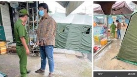 Thông tin kèm hình ảnh được đăng tải lên mạng xã hội