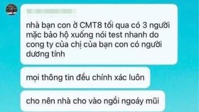 Hình ảnh được đăng tải lên mạng xã hội về vụ việc gây xôn xao dư luận