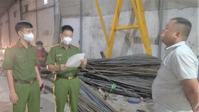 Đối tượng Sơn lúc bị bắt. Ảnh: C.T