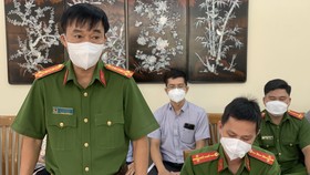 Quang cảnh buổi làm việc giữa Phòng PC07, Công an TPHCM với UBND quận 5 sáng ngày 7-12. Ảnh: CHÍ THẠCH