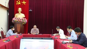 Bộ GTVT họp trực tuyến với các bộ ngành và địa phương về công tác vận tải vào ngày 15-9