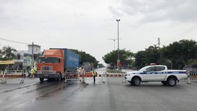 Một chốt kiểm soát y tế tại các cửa ngõ ra vào TP Đà Nẵng đã được dỡ bỏ. Ảnh: NGUYỄN CƯỜNG